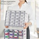 20-Drawer Clear Organizer Box for Home & Office