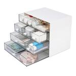 Stackable 7-Drawer Desk Organizer for Home Office