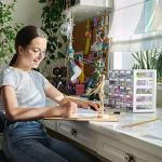 20-Drawer Clear Organizer Box for Home & Office