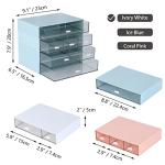 Stackable 7-Drawer Desk Organizer for Home Office