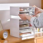 Stackable 7-Drawer Desk Organizer for Home Office