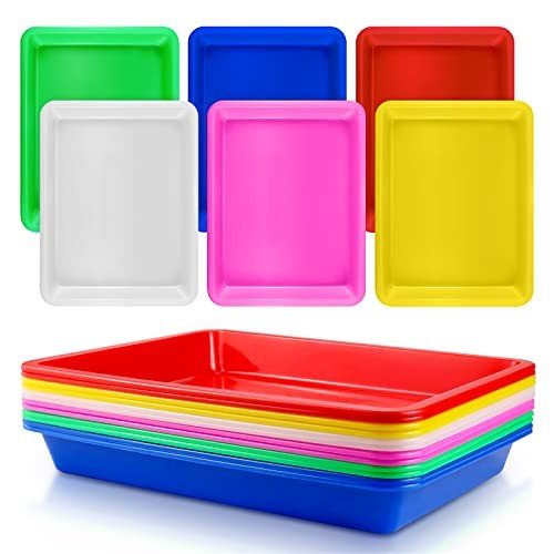 Activity tray organizers