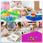 12 Pack Colorful Plastic Craft Trays for Kids