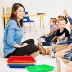 12 Pack Colorful Plastic Craft Trays for Kids
