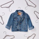 Kids Velvet Non-Slip Clothes Hangers, Pack of 30