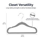 Kids Velvet Non-Slip Clothes Hangers, Pack of 30