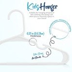 Kids Closet Hangers - 60 Pack Plastic Set