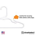 30-Pack Non-Slip Plastic Hangers for Kids