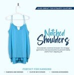 Kids Closet Hangers - 60 Pack Plastic Set
