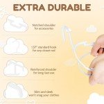 VILICK 50-Pack Non-Slip Toddler Clothes Hangers