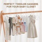 VILICK 50-Pack Non-Slip Toddler Clothes Hangers