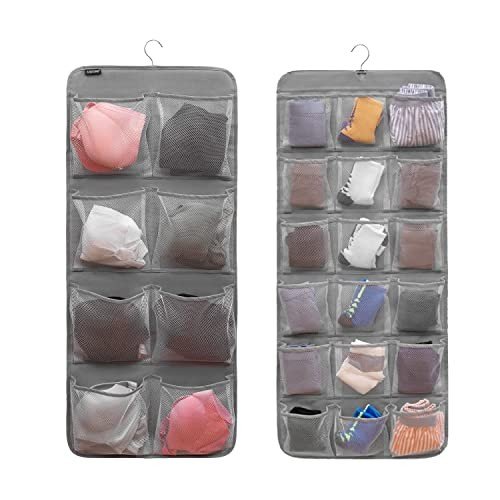 Hanging closet organizers