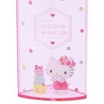 Sanrio 213110 Pink Plastic Hello Kitty Kitty Pen Stand 360 Degree Rotating Pen Stand Pen Holder Cosmetic Makeup Brush Tulle Pet Character