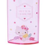 Sanrio 213110 Pink Plastic Hello Kitty Kitty Pen Stand 360 Degree Rotating Pen Stand Pen Holder Cosmetic Makeup Brush Tulle Pet Character