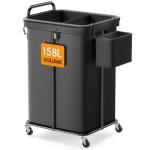VOZZYOTO 150L Rolling Laundry Hampers on Wheels, 3 Section Laundry Basket with wheels with Side Bag for Dirty Clothes, Dorm Room Organization