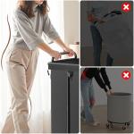 VOZZYOTO 150L Rolling Laundry Hampers on Wheels, 3 Section Laundry Basket with wheels with Side Bag for Dirty Clothes, Dorm Room Organization