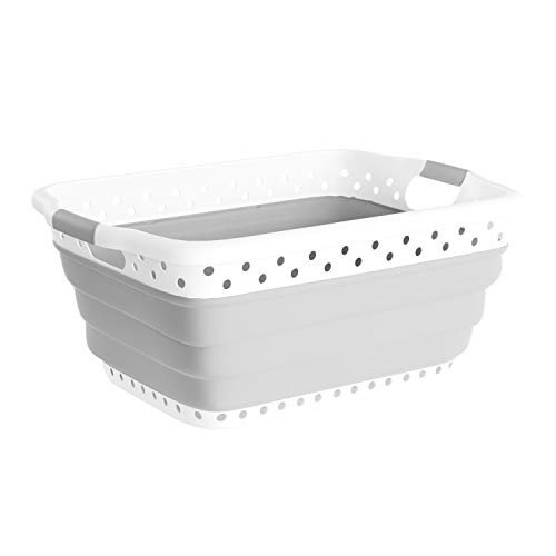Collapsible laundry baskets