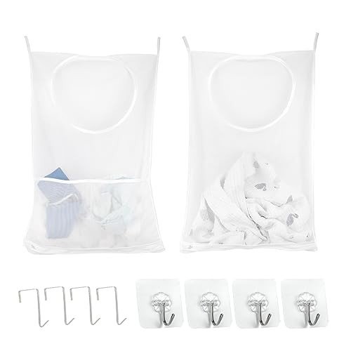 ZIIYAN door hanging mesh laundry hamper (2-pack)