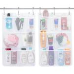 Lifewit Mesh Shower Caddy, 7 Pockets Hanging Shower Organizer with Quick Drying Mesh, Portable Space Saving Bathroom Organizer to Hold Soap, Shampoo and Cruise Ship Essentials, White, 2 Pack