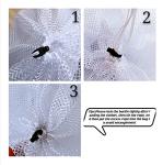 Small Commercial Mesh Laundry Bag with Handle and Drawstring for Dormitory, Travelling, College,Apartment, Camping, RV, Machine Washable, Hanging Mesh Bag,20×17inc