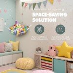 Handy Laundry Stuffed Animal Hammock Net (2-Pack) - Corner Hanging Mesh Toy Organizer for Kids Room, Flexible Storage for Plushies, Teddy Bears, Squishmallows & More - Durable & Easy to Install