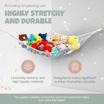 Handy Laundry Stuffed Animal Hammock Net (2-Pack) - Corner Hanging Mesh Toy Organizer for Kids Room, Flexible Storage for Plushies, Teddy Bears, Squishmallows & More - Durable & Easy to Install