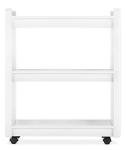 Whitmor 3 Tier Rolling Laundry Cart 8.50x26.0x31.0