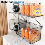 2 Pack Laundry Room Shelves Organization And Storage,Wall Mounted Clothes Drying Rack With Wire Mesh Basket Over Washer And Dryer,Large Capacity Floating Wall Shelf For Bathroom,Kitchen,Storeroom