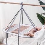 Looca 3-Tier Folded Mesh Clothes Hanging Dryer Sweater Drying Rack 30.3" L * 24.5" W*30.7" H