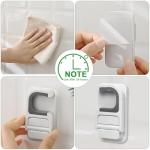 Tinkeep 3pack Broom and Mop Holder Wall Mount No Drill Mop and Broom Gripper Mop Handle Hanger Household Cleaning Organizer, Holds up to 6 lb