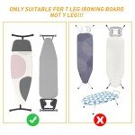 TJ.MOREE Ironing Board Hanger Metal Wall Mount Iron and Ironing Board Holder, Laundry Room Decor and Storage with Large Storage Black