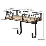 TJ.MOREE Ironing Board Holder Wall Mount - Laundry Room Iron and Ironing Board Hanger Laundry Room Decor Organization and Storage (T&V Shaped)