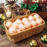 11 inches Wall Hanging Baskets Woven Basket Boho Style Fruit Basket Storage Baskets for Organizing Home Kitchen Garden Plants Hanging Decoration