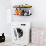 TORACK 2 Pack Wall Mounted Storage Shelves, 23.5" x 12" Wall Shelf for Garage, Closet, Laundry Room, Heavy Duty Garage Wall Shelving, Holds Up to 65 Lbs(Black)