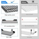 TORACK 2 Pack Wall Mounted Storage Shelves, 23.5" x 12" Wall Shelf for Garage, Closet, Laundry Room, Heavy Duty Garage Wall Shelving, Holds Up to 65 Lbs(Black)