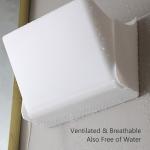 Urukutsa Adhesive Laundry Lint Bin (2 Pack Small) Adjustable Lint Collector Holder for Washer/Dryer Wall Mount Trash Bin Caddy Kitchen Bathroom Office Cabinet Door Storage, White