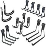 ATOOLA Slatwall Hooks, Garage Slatwall Accessories, Multi Size Slat Wall Accessory, 14 Pack Utility Hooks for Slatwall