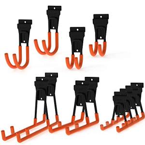 Intpro Slatwall Hooks Slatwall Accessories Utility Hooks Garage Storage Tool Organizer Large Heavy Duty Garage Panels Hooks for Ladders Bulk Items