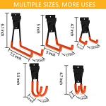 Intpro Slatwall Hooks Slatwall Accessories Utility Hooks Garage Storage Tool Organizer Large Heavy Duty Garage Panels Hooks for Ladders Bulk Items