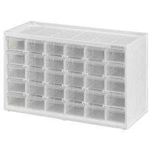 BLACK+DECKER Storage Organizer, 30 Drawer Modular Storage System, Easily Stackable (BDST40730FF)