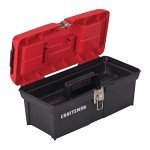 CRAFTSMAN Tool Box, Lockable, 16 in., Red/Black (CMST16901)