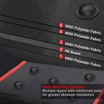 HAUTMEC 16 Inch Tool Bag, Foldable Tool Tote, Portable Open Top Tool Bag, Pro Electrician Tool Bag with Adjustable Shoulder Strap and 16-Pockets，600D Water-Resistant and Wear-Resistant, TB0002