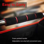 HAUTMEC 16 Inch Tool Bag, Foldable Tool Tote, Portable Open Top Tool Bag, Pro Electrician Tool Bag with Adjustable Shoulder Strap and 16-Pockets，600D Water-Resistant and Wear-Resistant, TB0002