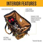 Carhartt Onsite Tool Bag, Durable Water-Resistant, Tool Storage Bag, Heavyweight w/Molded Base, 18-Inch, Carhartt Brown