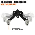 Ibera Horizontal Wall Mount Hanger, Indoor Bicycle Hook Holder Storage Rack for Home or Garage, 45 Degree Adjustable Angle to Keep Bike Level