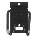 Slatwall Hose Hooks, Heavy Duty Garage Storage Utility Tool Double Holder Bike Hanger Organizer for Bicycle Ladder and Folding Chairs (2 Pack, Black)