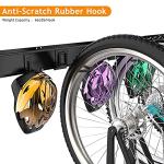 TORACK Bike Storage Rack, 6 Bike Racks & 5 Hooks for Garage, Wall Mount Vertical Bicycles Hanger for Home Space Saving, up to 600lbs, 64-inch