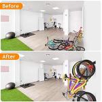 TORACK Bike Storage Rack, 6 Bike Racks & 5 Hooks for Garage, Wall Mount Vertical Bicycles Hanger for Home Space Saving, up to 600lbs, 64-inch