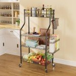 SINGAYE Ball Storage Shelves Shelving Garage Sports Equipment Organizer Basketball Holder Garage for Sports Gear and Toys Rolling Ball Cart with Wheels for Indoor Outdoor Use