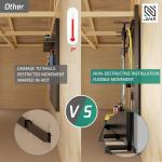 JWX Garage Pegboard Tool Organizer Free Standing, Organizer Storage Rack with 21 Pegboard Storage Set Max 300 lbs Super Heavy Duty Garden Tool Hanger Rack for Ski Gears, Broom, Shovel Yard Tools